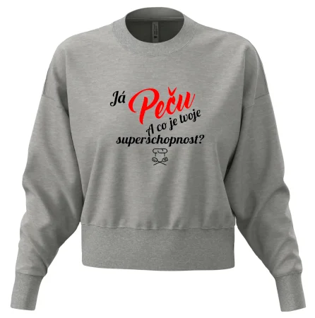 Já peču - tvoje superschopnost? šikmý nápis