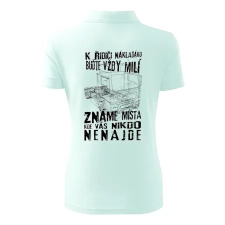 K řidiči náklaďáku buďte vždy milý