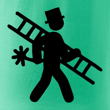 Kominík logo + nápis na zádech