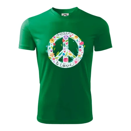 Peace and love symbol