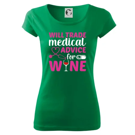 Will trade medical advice for wine