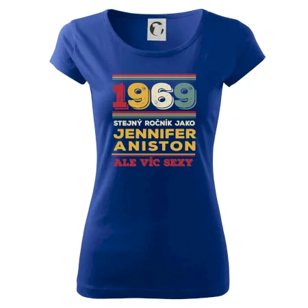 1969 stejný ročník jako Jennifer Aniston