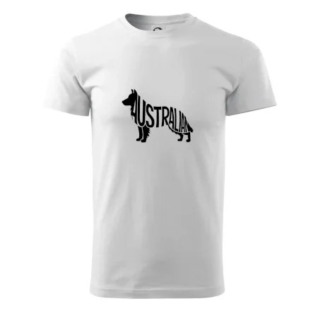 Australský Ovčák - nápis v těle