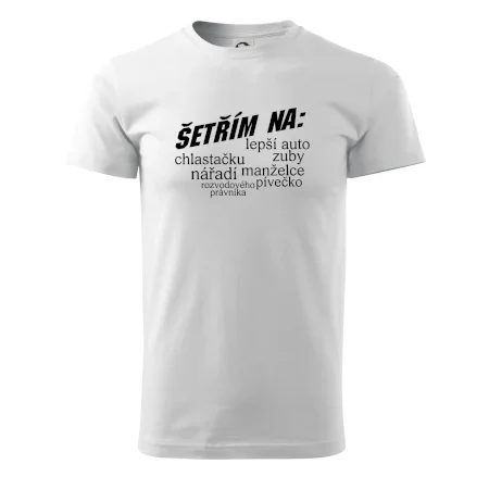 Nápis šetřím na