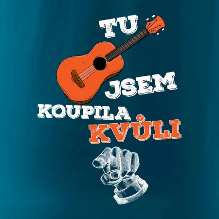 Tu kytaru jsem koupila kvůli tobě