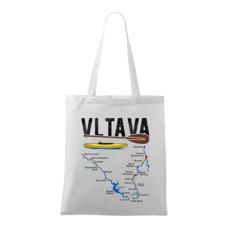 Mapa řeky Vltavy