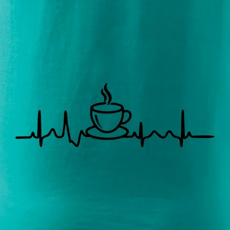 EKG hrnek kávy
