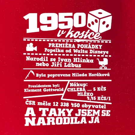 1950 v kostce