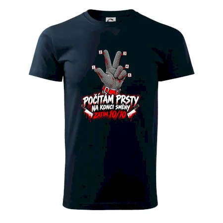 Řezník počítám prsty na konci směny