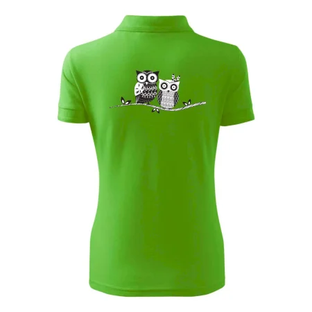 Dvě sovy abstraktní