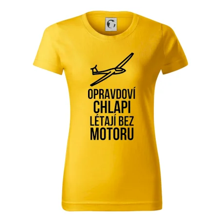 Opravdovi chlapi létají bez motoru
