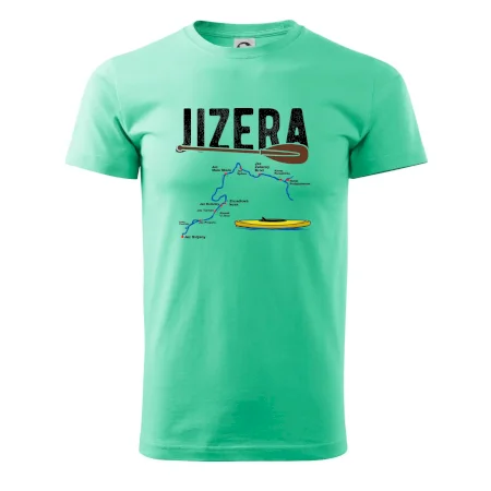 Mapa řeky Jizery