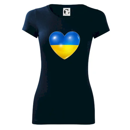 Ukrajina srdce vlajka