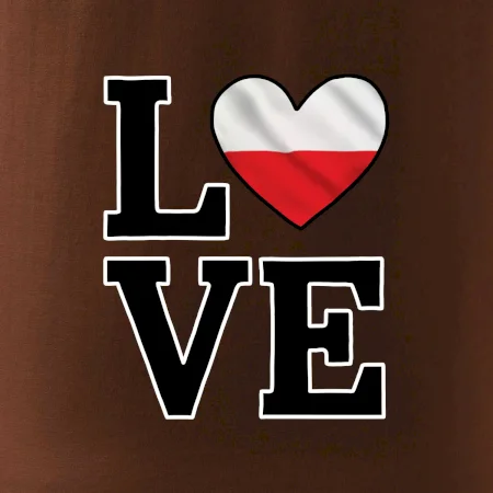 Love Polská vlajka