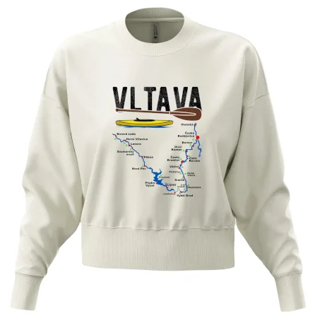 Mapa řeky Vltavy