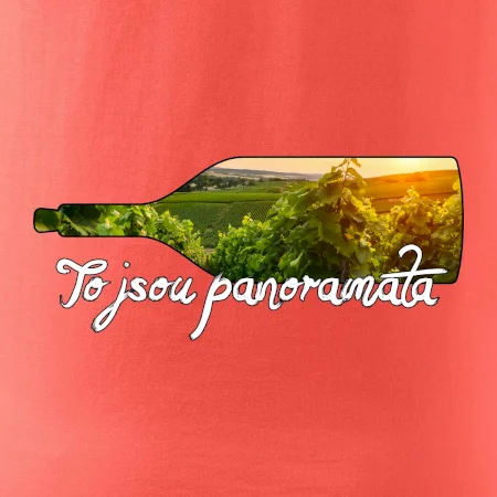 To jsou panoramata vinice