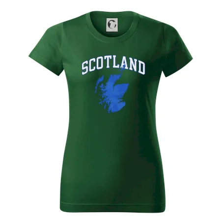 Scotland nápis s mapou