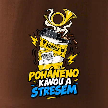 Poháněno kávou a stresem