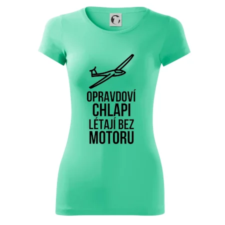Opravdovi chlapi létají bez motoru