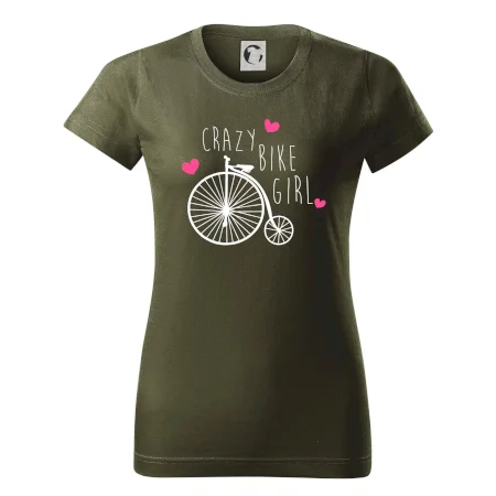 Crazy bike girl