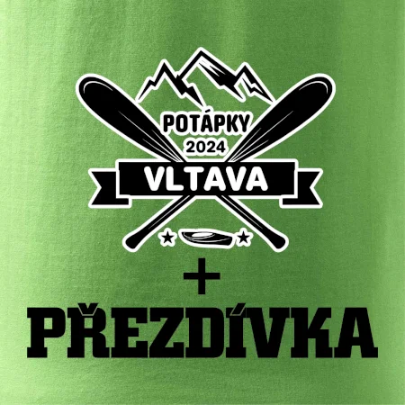 Na vodu - pádla hory (vlastní nápis)