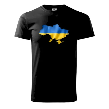 Ukrajina vlajka mapa