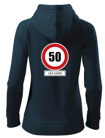 Dopravní značka - rychlost 50 - váš nápis