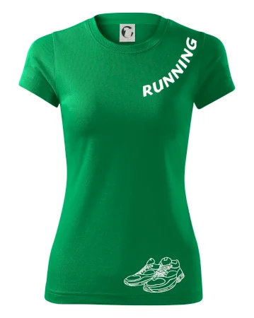 Running nápis šikmo
