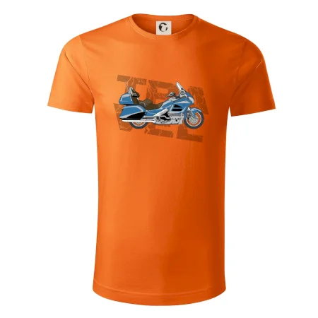 Cestovní motorka Amerika modrá