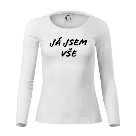 Nápis Já jsem vše!