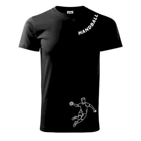 Handball nápis šikmo