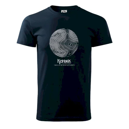 Keprník - vrstevnice v kruhu