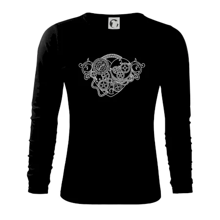 Steampunk srdce kreslené