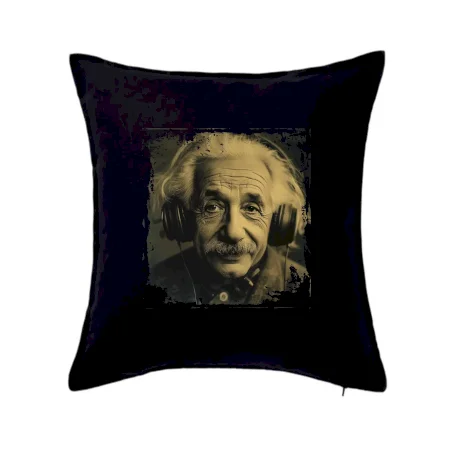 Albert se sluchátky