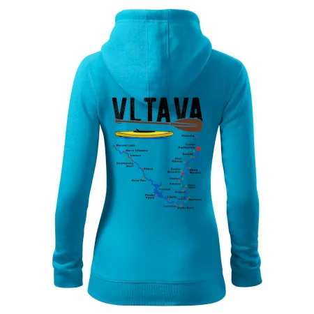 Mapa řeky Vltavy