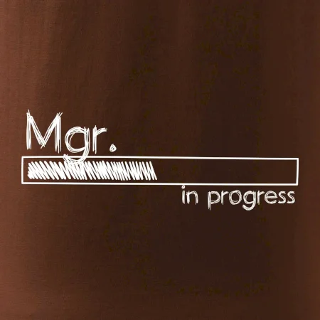 In progress titul Mgr.  magistr / magistra