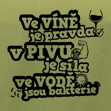 Ve víně je pravda, v pivu síla, ve vodě bakterie