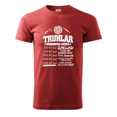 Hodinová mzda truhlář