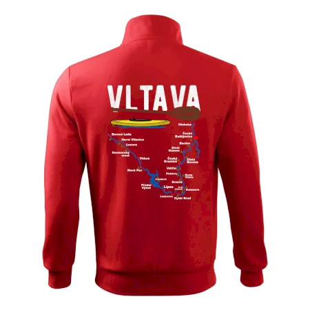 Mapa řeky Vltavy