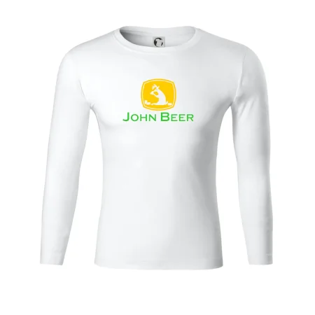 John Beer jelen s pivem