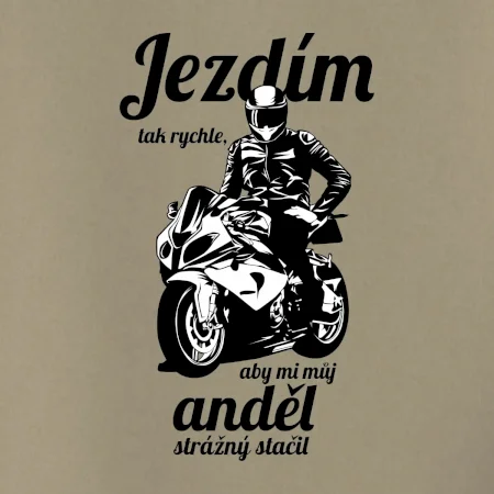 Silniční motorka - jezdím tak rychle, aby mi můj anděl strážný stačil