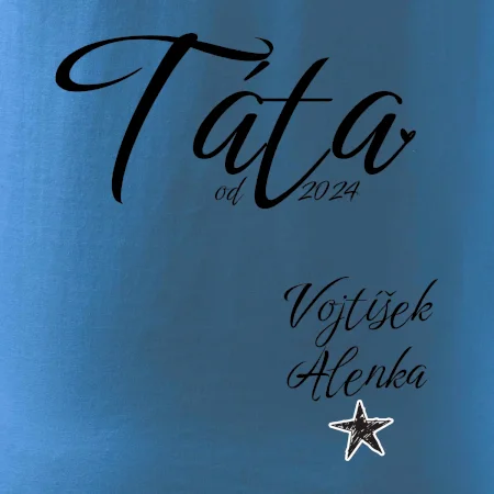 Táta od roku + jména dětí dole vlevo