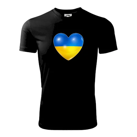 Ukrajina srdce vlajka