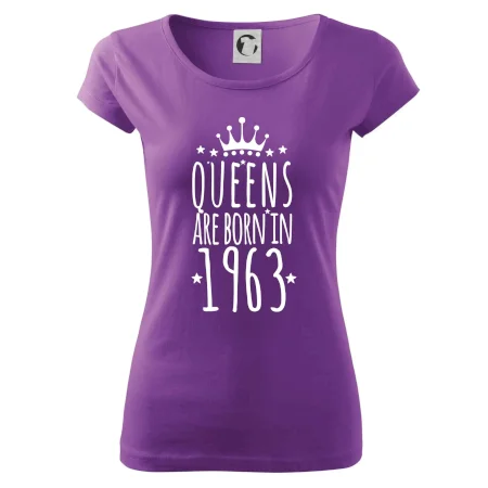 Queens are born in 1963