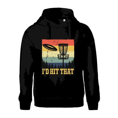 Disc golf player retro vintage