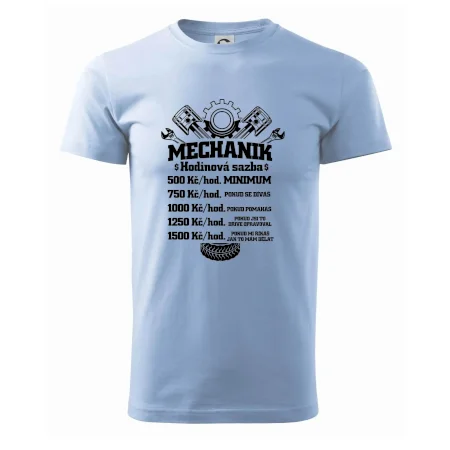 Mechanik - hodinová sazba
