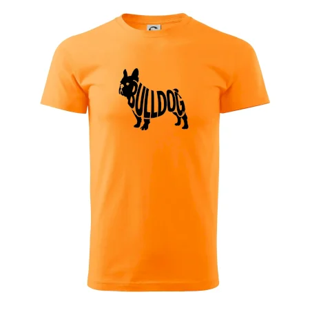 Bulldog  nápis v těle