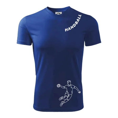 Handball nápis šikmo