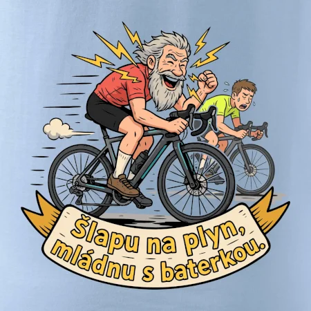 Šlapu na plyn, mládnu s baterkou
