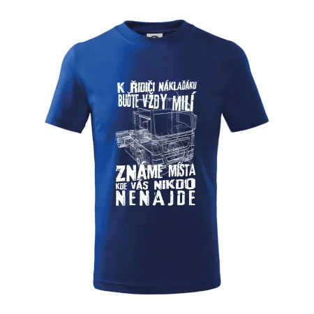 K řidiči náklaďáku buďte vždy milý